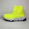 Chłopcy dziewczęta Sock Buty Sneakers Buty sportowe Paris Designer Triple-S Light Oddychający czarno-biały klasyczny zielony zielony powolny moda na świeżym powietrzu