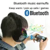 Auricolari Bluetooth senza fili con microfono Musica Auricolare stereo Paraorecchie invernali Cuffie invernali calde per le donne Regalo per bambini3728739