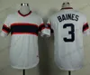 Mens 2019 Hall of Fame HOF 3 Harold Baines Baseball Jerseys Vintage Chicago 1985 White Stitched Shirts