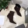 Automne et hiver bottes pour femmes 2022 nouvelle station européenne en cuir marchandises européennes talons aiguilles populaires femmes courtes