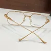 New optical glasses MAGNUM II design eyewear square titanium frame popular and simple style clear lens top quality with case transparent eyeglasses