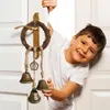 Objets décoratifs Figurines Wiccan Bell Witch Bells For Protection Door Hangers Vintage Keys Pentagrams Home Decor Décorations de sorcellerie