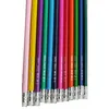 Crayons personnalisés ronds personnalisés imprimés avec votre nom Texte Logo Message Eraser Crayon d'hôtel personnalisé pour les cadeaux promotionnels pour enfants