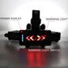 New Super Bright Bicycle Light XP50.2 Powerful LED Headlamp Zoom Headlight 18650 Battery Red Blue And White Headlight 5S-2055 Yunmai
