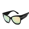 Sunglasses Mirror Gradient Points Cat Eye Women Oversized Sun Glasses Female Cateyes Brand Designer OculosSunglasses