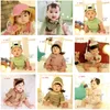 Casquettes Chapeaux Dvotinst Pography Props Pour Bébé Tenues Ensemble Filles Robe Chapeau Bonnet Costume Fotografia Infant Studio Shooting Po PropsCaps