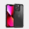 Carbon Fiber Shock Resistant Cell Phone Cases For iPhone 14 Plus 13 Pro Max Frosted Hand Sweat Resistant Shockproof Cellphone Case