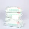 Lingettes humides bébé bouche à main nouveau-né bébé avec couverture de papier de soie en papier lingettes adultes disponibles