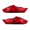 Kahverengi / Kırmızı Kuyruk Işık Gündüz Işık Honda City için 2014-2017 Araba LED Arka Lambası Montaj Modifiye Fren Sis Lambası