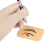 3D Silikon Permanent Makeup Eyebrow Tattoo Practice Skin Fake Practice Skin f￶r mikroblading Manuell penna