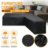 Corner Outdoor Sofa Cover Garden Rattan Furniture V Shape Waterproof Protect Set All Purpose Dust s 220615