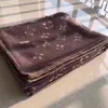 Frauen Brief Designer Schal Decke Weiche Wolle Schal Tragbare Warme Plaid Sofa Werfen Decken King Size Sofa Bett D