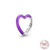 s925 Sterling Silver Loose Beads Love Heart Beaded Ladies Bracelet Fashion Accessory Charm Pop Circle Pendant Original Fit Pandora Necklace Jewelry Gift