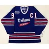 Chen37 C26 Nik1パーソナライズされたOhl Oshawa Generals Jersey 26 Shane Doyle 6 Jimmy McDowell 88 Eric Lindros Mens Womens Stitched Hockey Jerseys Goalit Cut