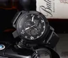 2022 6ステッチ黒ケースメンズウォッチスポーツ50mmビッグボートクラシック自動運動機械u腕時計贅沢な腕時計