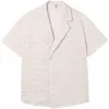 IEFB zomer folder reliëf mode revers korte mouw shirt losse casual pak stijl shirts streetwear vintage 220322