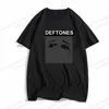 Deftones T Shirt Uomo Moda Maglietta di cotone Maglietta Estate Mens Maglietta Ragazzi Hip Hop Top Tee Oversize Abbigliamento uomo Donna Tee 220608