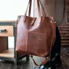 Shopping Bags Casual Large Capacity Tote for Women Shoulder Brands Soft Leather s Handbag Vantage Big Shopper Purse 220412