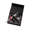 Paladin886 NC067 Hookah Morte-Pill-proof rookpijpen Luchtgat Recycle Luchtstroom 14 mm Titanium keramische kwarts Nagelclip Wax Geschenkdoos Kleurrijk