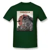 Мужские футболки 1988 Мужская футболка Chinzilla Chinchilla Monster Tshirt Destroy The World Rat Черные футболки Потрясающий подарок на день рождения Одежда