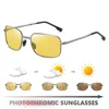Sunglasses Square Pochromic Glasses For Men Polarized Women 2022 Classic Driving Goggle AntiGlare Lunette De Soleil7627675