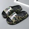 Summer House Cartoon Men tofflor Women Flip Flops Thick Slides Fashion Printed Couples Platform Shoes Outdoor Sandals 220526