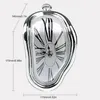 Clocks Melting Watch Melted Clock For Decorative Home Office Shelf Desk Table Funny Creative Gift 220706