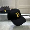 Fashion Ball Caps Designer Casquette de Baseball Classique Lettre Chapeaux pour Hommes Femmes Unisexe Disponible 2 Couleurs