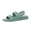 50% di sconto Sandali con plateau in PVC per donna Belle scarpe estive Donna Appartamenti Beach Calzature femminili Sandali con tacco 07042