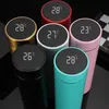 500ml smart thermos water bottle led digital temperature display stainless steel coffee thermal mugs Kraflo intelligent insulation cups