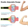 Voor iPhone 12 13 PRO MAX SAMSUNG S20 S21 S22 ULTRA ECT. Mobiele telefoons onder 6.7 inch Waterdichte Sport Running Armband Cases Workout Houder Pouch Cellphone Arm Bag DHL