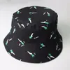 Cappelli a tesa larga 2022 Panama Cappello a secchiello Uomo Donna Berretto estivo Banana Stampa Giallo Bob Hip Hop Gorros Pesca Pescatore Wend22