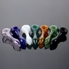 Colorful 4 Inch Glass Pipes Smoking Straight Pipe Pyrex Oil Burner Pipe Tobacco Handful Spoon Herb Accessories HSP01