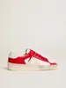 Sole Dirty Shoes Designer Luxus italienische Vintage handgefertigte Stardan rote und weiße Ledersneaker-15