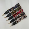 adjustable Leopard print fabric bag strap belt women Crossbody replace Handle Accessories 5cm width 220426