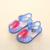 Fashion designer Kids Sandals shoes Mini Melissa Jelly toddler Sandals Summer Cute Cartoon Beach Shoe Infantil sliders Sandalia For Baby boy girl Ice Cream crystal