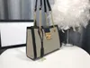 HIGH quality Designer Shopping Bags dicky0750 Fashion Tote Handbags Women Leather luxury Shoulder Bag Lady Handbag Presbyopic for Woman Purse Messenger