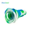 Waxmaid wholesale ross shaped mini silicone glass bowl for smoking water bongs suits 14mm 18mm joints six mixed colors 240pcs/carton stock in US