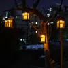 Outdoor Solar Palace Lanterna Prato Campeggio Decorazione Paesaggio Cortile Giardino Led Atmosfera Candela Lampada di Natale J220531
