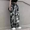 Women's Pants Women's & Capris Women Chic Oversize Loose Wide Leg Trousers Ins Retro Teens Harajuku Hip-hop All-match Unisex Streetwear