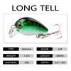 Aorace 30 мм 2G Crazy Wobbler Mini Topwater Crankbait Artificial Japan Hard Bait Pesca плавающая рыбалка Bass Pesca 220726