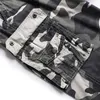 Zomer camouflage tactische vrachtshorts mannen kaki jogger militaire vracht shorts mannen katoen casual losse mannen shorts 220622