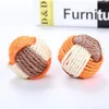 Cat Toys Pet Cats Scratching Toy Tricolor Woven Sisal Claw Ball voor het vangen van Chew Pawl Slwuner Kitten Turboscratcher