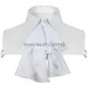 Bow Ties tipal Tie Tie Juck Collar Victorian Cravat Accessory Elegant Usisex Ascot Cosplay Halloween for البالغين للرجال نساء Fred2