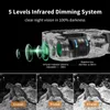 Cámaras Binoculares de visión nocturna Zoom óptico 10X Dispositivo digital 8X Binoculares Infrarrojos Oscuridad completa Grabación de video Cámara de caza IP IP