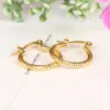 Hoop & Huggie Bangrui Round Earrings Basketball Trendy Yellow Color Fashion Jewelry Wholesale Middle Size Women1 Odet22
