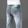 XINTANG GUANGHOU高品質のメンズボタリング灰色のジーンズシンプルなファッション汎用ストレートパンツ