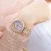 2022 Fashion Women Watch Stainls Steel Rhintone Ladi Quartz Watch Women Drs Clock Dropshiping Montre Femme