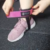 DRing Ankle Straps with Pedal Rope Achilles Tendon Support for Cable Machines Glute Leg Workouts Neoprene Padded Ankle Weights 220618
