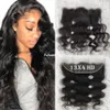 Wholesale 10pcs/lot HD Transaparent Lace Closure Straight Human Hair 13*4 4*4 5*5 13*6 inch Laces Top Closures Frontal 10"-22"